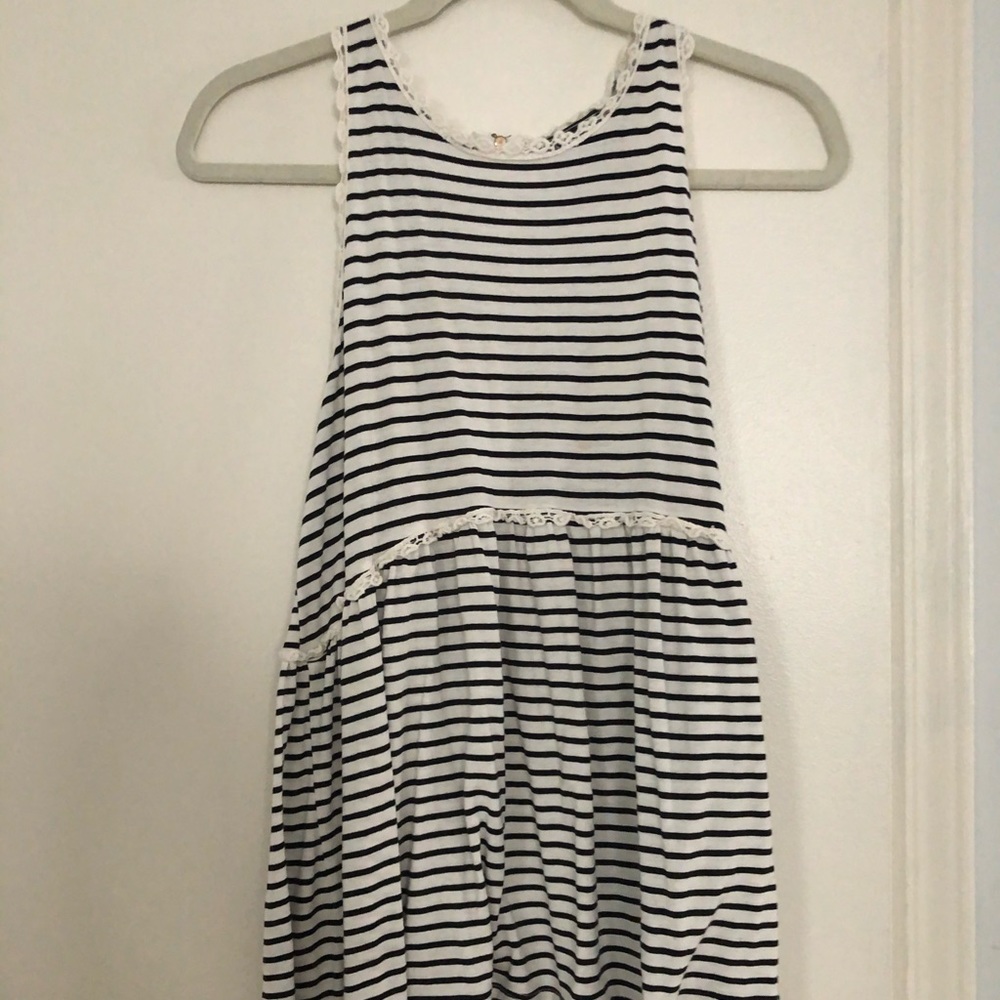 Striped tunic tank